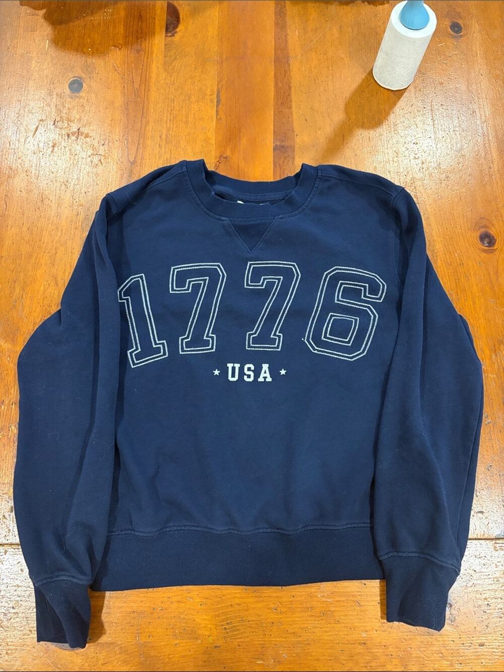Maurices Navy 1776 USA Crewneck Pullover